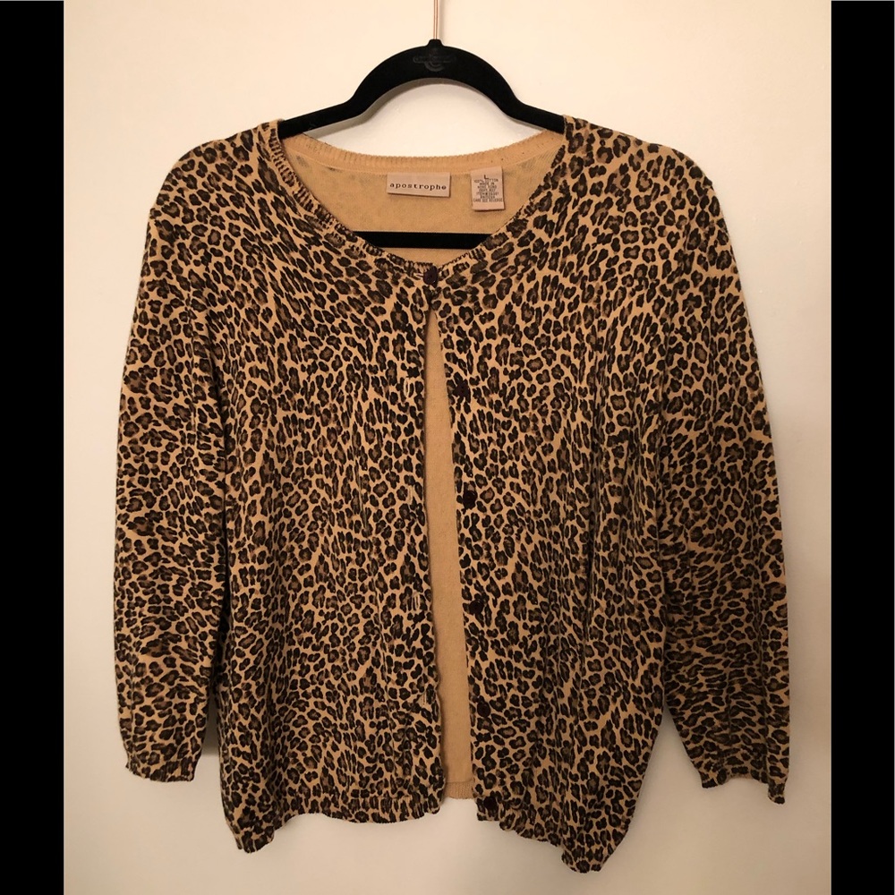 Leopard cardigan